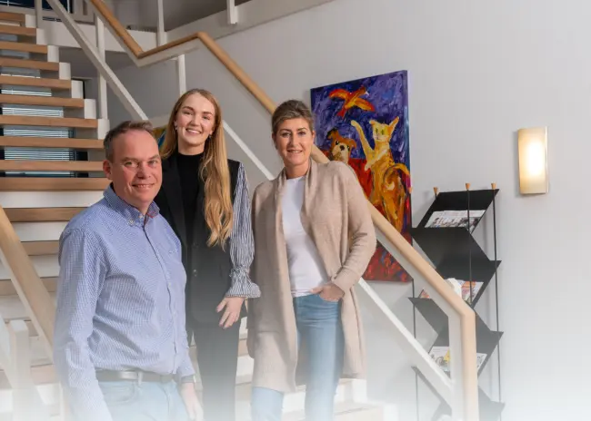 Michel, Sanne en Tessa